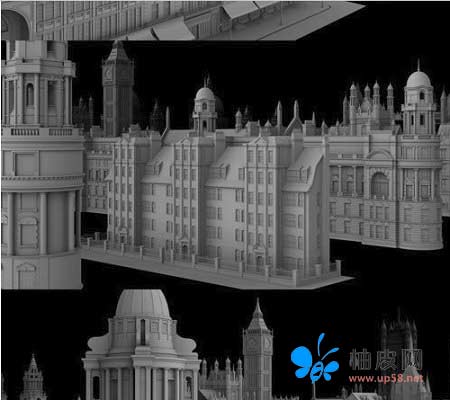 维多利亚时代的基什巴什3D模型