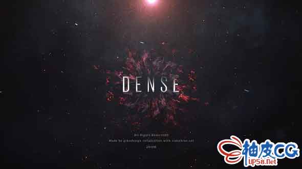 AE模板 史诗级电影粒子飞舞预告片片头视频 Dense Trailer Titles