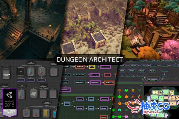 UNity 3D程序化关卡生成工具 Dungeon Architect v1.11.0