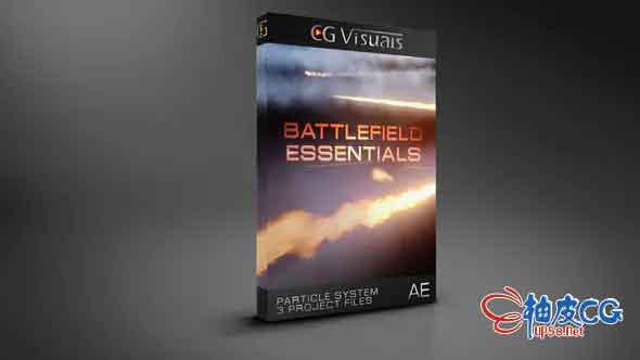 AE模板 军事战地导弹枪口子弹射击货源烟雾拖尾特效 Trapcode Battlefield Essentials