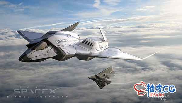 3DSMAX太空星际飞船3D模型