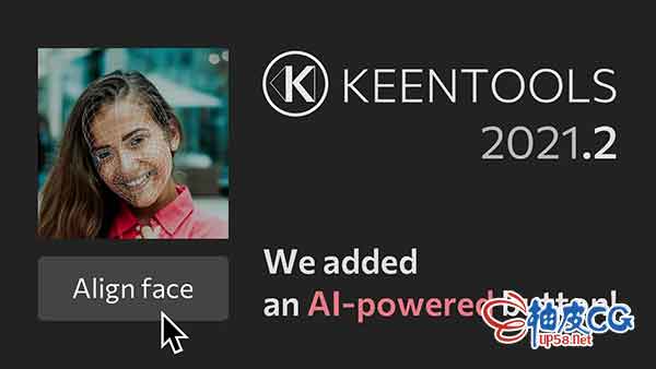 Nuke人物角色脸部快速建模插件 KeenTools 2021.2