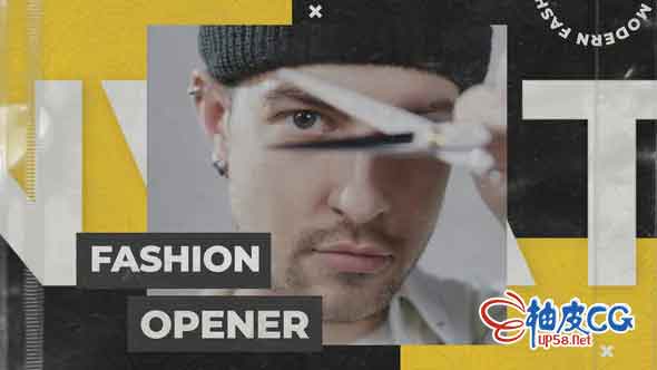 AE模板 现代时尚嘻哈动作演示标题排版视频 Modern Fashion Opener