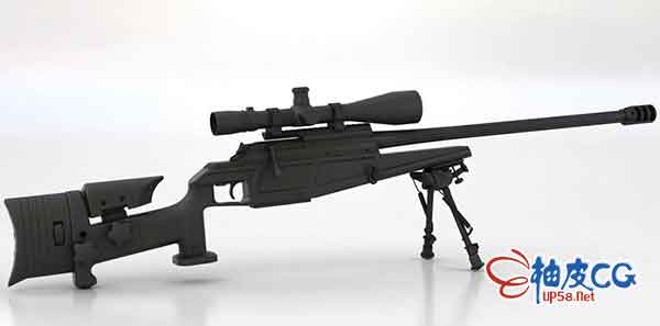 3DSMAX德国布莱瑟尔狙击步枪3D模型