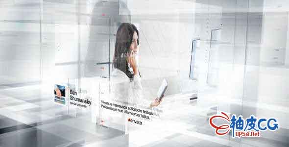AE模板 创新企业技术3D视差科幻感宣传包装片头 Innovation - Broacast Pack