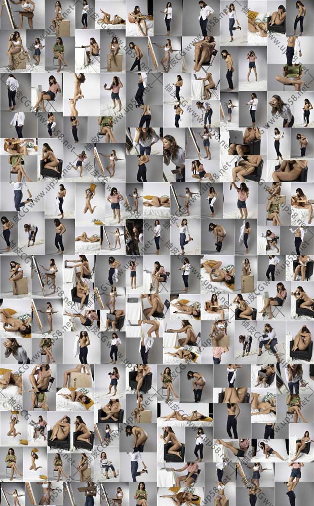 500+张女性角色休闲生活高清参考图片素材