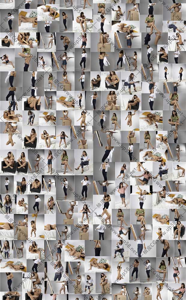 500+张女性角色休闲生活高清参考图片素材