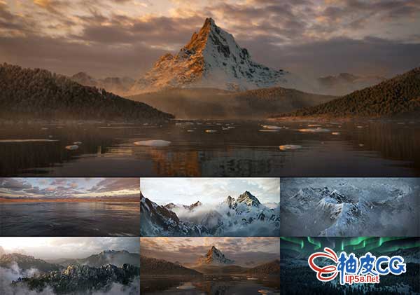 Blender创建史诗级大型3D环境景观视频教程