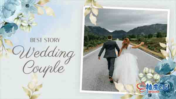 AE模板 浪漫婚礼照片相册展示视频 Romantic Wedding Slideshow