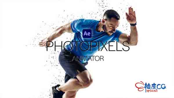 AE模板 照片粒子动态特效 PhotoPixels Animator