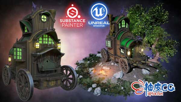 虚幻引擎Unreal Engine 5 / Substance Painter大师班技术训练视频教程