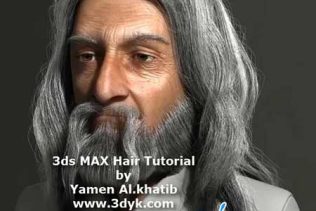 在3ds max中制作毛发案例视频教学