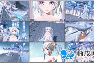 3D模型美少女歌舞视频