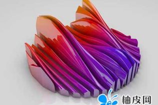 在C4D中利用Displacer Deformer制作波浪效果视频教程