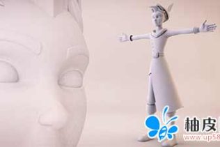 在maya2017中创建卡通人物3D模型