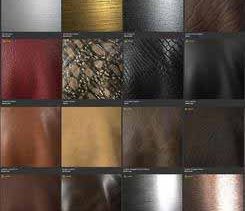 拉丝金属和皮革Allegorithmic – Substance Source – Brushed Metal and Leather