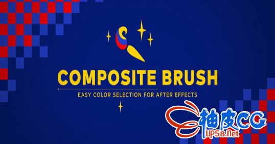 AE插件:选取颜色替换修改AEscripts Composite Brush v1.2 WIN