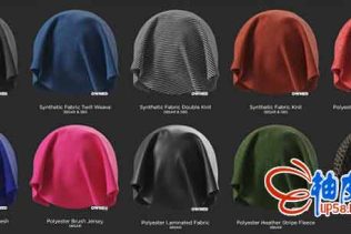 Substance Painter布料材质预设20个 New Fabrics