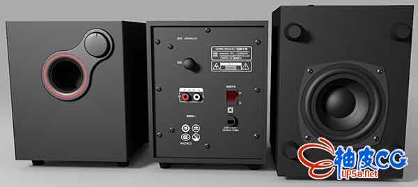 C4D音箱精细3D模型