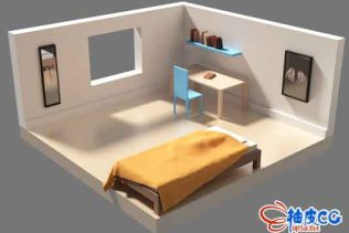 Blender快速入门 初学者创建低聚合场景训练视频教程