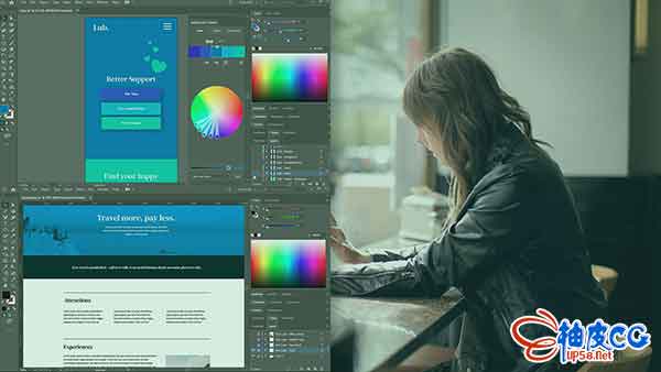 Illustrator视频教程平面设计可视化结构与布局技术 英文字幕 柚皮cg资源网站