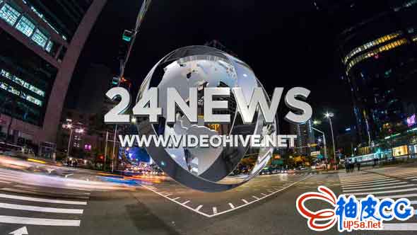 AE模板 电视体育运动专场3D视频宣传广播 News Corona Sport Transitions