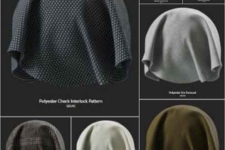30组Substance Source布料材质Substance Source – Project #15 – 30 SBSAR Fabrics