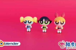 Blender创建3D Power Puff女孩实例视频教程