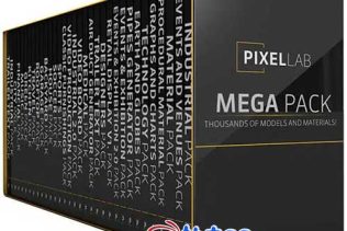 Cinema 4D三维模型素材材质插件C4D超级合集