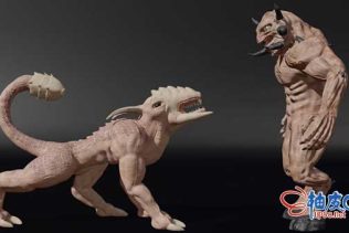 Blender三维模型雕刻拓扑绑定材质纹理动画全方位终极视频教程