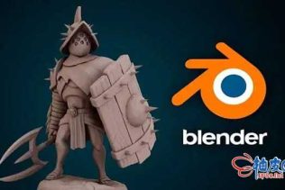 Blender角色数字雕刻视频教程