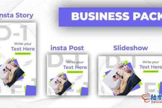 AE模板 商业促销产品介绍幻灯片 Business Design Template Pack