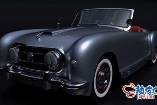 Blender全程创建经典老爷车3D模型视频教程