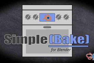 Blender插件 PBR材质纹理贴图烘焙工具 Blendermarket SimpleBake 2.2.86.4.2