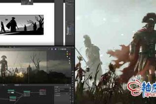 Blender / PS手绘绘制电影游戏图面视频教程