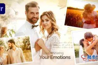 Pr预设 婚礼结婚纪念情人节照片相册开场视频 Emotional Wedding Slideshow