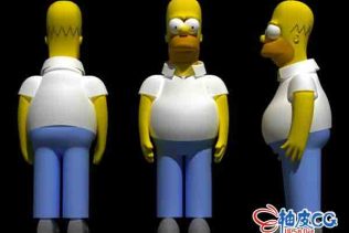 Blender创建辛普森人物角色3D模型视频教程