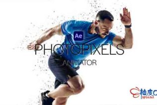 AE模板 照片粒子动态特效 PhotoPixels Animator
