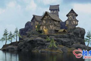 Blender创建独特游戏3D环境模型视频教程