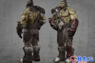 Blender兽人战士角色创建大师班视频教程