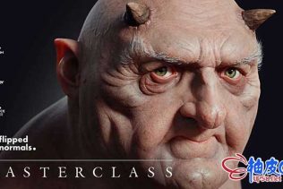ZBrush / Blender / Substance Painter人物角色写实3D肖像大师班视频教程