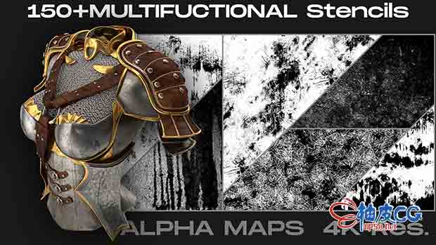 154种污渍划痕脏污4K高清纹理贴图