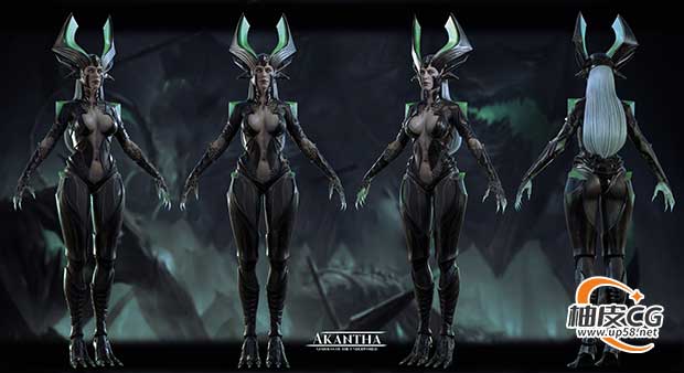 MAYA & ZBrush创建希腊神话角色Akantha3D模型视频教程