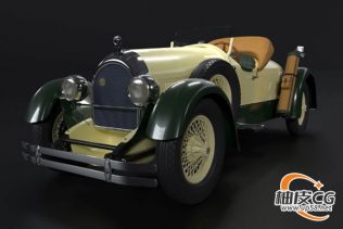 Blender中创建经典豪华汽车3D模型视频教程