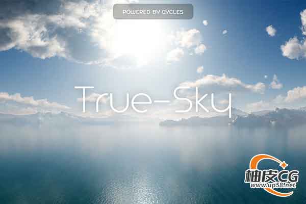 Blender真实天空模拟插件 true sky 2.0.4