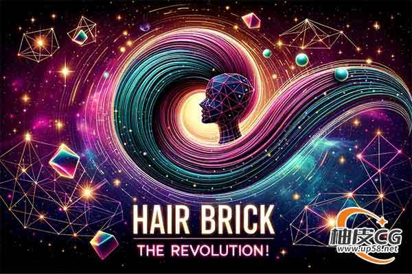 Blender毛发头发管理系统 Hair Bricks Pro 2