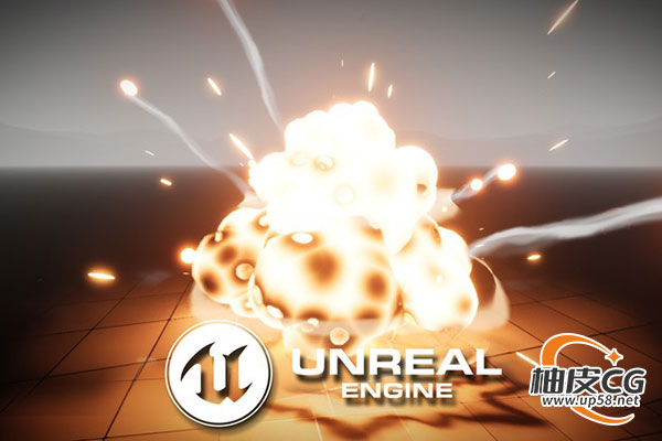 Unreal Engine 5制作风格化爆炸游戏视觉特效视频教程