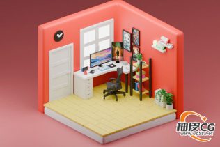 Blender 3D 建模照明效果渲染入门训练视频教程+中文字幕