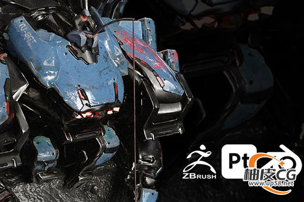 Blender/ZBrush/Painter从3D模型构思到效果完整视频教程