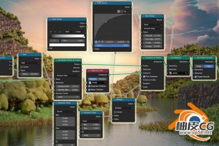 Blender几何节点创建复杂3D模型核心技能工作流程视频教程